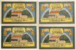 Deutschland, Deutsches Reich 4 x 75 Pfennig 4 x Notgeldschein, Stadt Siedenburg, Niedersachsen -
