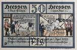 Deutschland, Deutsches Reich 50 Pfennig 1 x Notgeldschein, Heesen bei Bad-Eilsen, Niedersachsen -