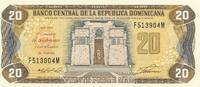 Dominikanische Republik 20 Pesos Oro Banknote -