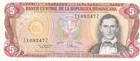 Dominikanische Republik 5 Pesos Oro Banknote -