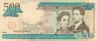 Dominikanische Republik 500 Pesos Oro Banknote -