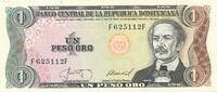 Dominikanische Republik 1 Peso Oro Banknote -
