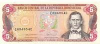 Dominikanische Republik 5 Pesos Oro Banknote -