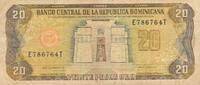 Dominikanische Republik 20 Pesos Oro Banknote -