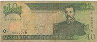 Dominikanische Republk 10 Pesos Oro Banknote -