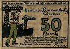 Deutschland, Deutsches Reich 50 Pfennig 1 x Notgeldschein, Stadt Blumenthal, Niedersachsen -