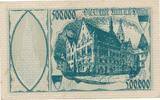 Deutsches Reich Deutschland Baden Württemberg 500000 Mark Notgeld, Stadt Ulm -