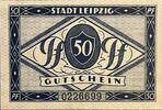 Deutschland, Deutsches Reich 50 Pfennig 1 x Notgeldschein, Stadt Leipzig, Sachsen -