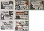 Deutschland, Deutsches Reich 3 x 1 Mark, 4 x 50 Pfennig 7 x Notgeldschein, Notgeld der Stadt Ehrenfriedersdorf, Sachsen -