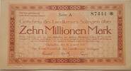 Deutschland, Deutsches Reich 10 Millionen Mark Großnotgeld, Opladen, Solingen, Serie A, Nordrhein-Westfalen -