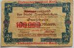 Deutschland, Deutsches Reich 100000 Mark Grossnotgeld, Stadt Zweibrücken, Magistrat, Rheinland-Pfalz -
