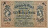 Deutschland, Deutsches Reich 500 Mark Grossnotgeld, Dresden, Sächsische Bank, Serie I, Sachsen -