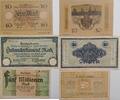 Deutschland, Deutsches Reich 10, 100000, 5 Millionen Mark Grossnotgeld, Dresden, Reihe A, Reihe F, 3 Stück lot, Sachsen -