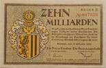 Deutschland, Deutsches Reich 10 Milliarden Mark Grossnotgeld, Dresden, Serie E, Sachsen -