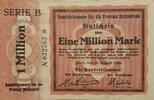Deutschland, Deutsches Reich 1 Million Mark Grossnotgeld, Birkenfeld, Idar, Rheinland-Pfalz, Handelskammer, Serie B -