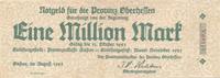 Gießen Eine Million Mark Notgeld für die Provinz Oberhessen -