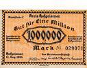 Kaiserreich Deutsches Reich Deutschland Hessen 1 Million Mark Großgeldschein, Kreis Hofgeismar -
