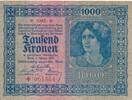 Österreich 1000 Kronen Banknote -