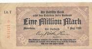 Kaiserreich Deutsches Reich Deutschland Baden 1 Million Mark Großgeldschein, Badische Bank Mannheim -