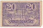 Oberösterreich 20 Heller Banknote -