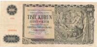 Tschechien, Czechoslovakia / Tschechoslowakei 1000 Kronen Banknote -
