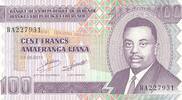 Burundi 100 Francs Banknote -