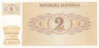 Slowenien 2 Tolarjew Banknote -
