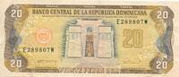 Dom. Republik 20 Pesos Oro Banknote -