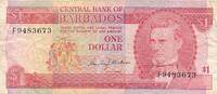 Barbados 1 Dollar Banknote -