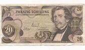 Österreich 20 Schilling Banknote -