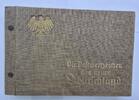 3. Reich Deutschland Wehrmacht Briefmarkenalbum mit diversen Briefmarken. Viele Blätter sind unvollständig bzw. leer -