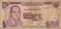Marokko 10 Dirhams 1970 Banknote III- 4.33 £  +  8.67 £ shipping