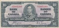 Kanada $ 10 Dollars 1937 Banknote III 76.29 £  +  8.67 £ shipping