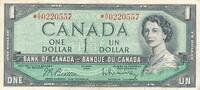Kanada $ 1 Dollar 1954 Banknote III, Riss 8.67 £  +  8.67 £ shipping