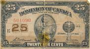 Kanada 25 Cents 1923 Banknote IV, stark gebraucht. Mit Rissen 12.14 £  +  8.67 £ shipping