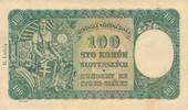 Slowakei Slovakei 100 Korun 1940 Banknote, II. Emission III+ 73.69 £  +  8.67 £ shipping