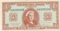 Niederlande 1 Gulden 1945 Banknote, Wilhelmina unc 104.03 £  +  8.67 £ shipping