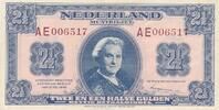 Niederlande 2 ½ Gulden 1945 Banknote, Wilhelmina II+, Eckknick 47.68 £  +  8.67 £ shipping