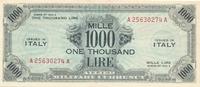 Italien Allied Military Currency One Thousend Lire -