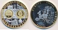 Europa Moderne Medaille San Marino , vergoldet -