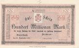 Deutsches Reich Deutschland Bayern 100 Millionen Mark Notgeld der Stadt Amorbach -