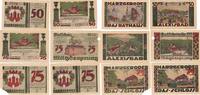 Harzgerode 50 75 Pfenning Sechs Notgeldscheine aus Harzgerode -