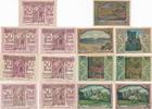 Stecklenberg 25 50 Pfennig Sieben Notgeldscheine aus Stecklenberg -