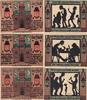 Glauchau 3x 75 Pfennig Drei Notgeldscheine aus Glauchau -