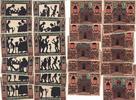Glauchau 13 x 75 Pfennig 13 x Notgeldschein Notgeld Sachsen -
