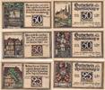 Quedlinburg 25 50 Pfennig Notgeldscheine 3 Stück -