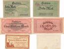 Sachsen 3 Gutscheine Annaberg,Glachau und werdau 1918/23 -