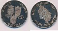 Deutschland Medaille Feinsilber Oberhausen Sterkrade Osterfeld 50 Jahre 1929-1979 Gross-Oberhausen -