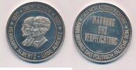 Deutschland Medaille Feinsilber Oberhausen Hermann Luise ALBERTZ 1877-1977 Mahnung Verpflichtung 1000er Silber -