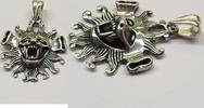 925er Silber Anhänger Silberanhänger L: ca. 3,8 cm -